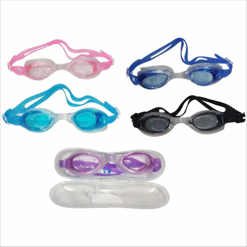 عینک شنای بچگانه رنگی قاب دار مناسب دختر و پسر کد۱۳۳