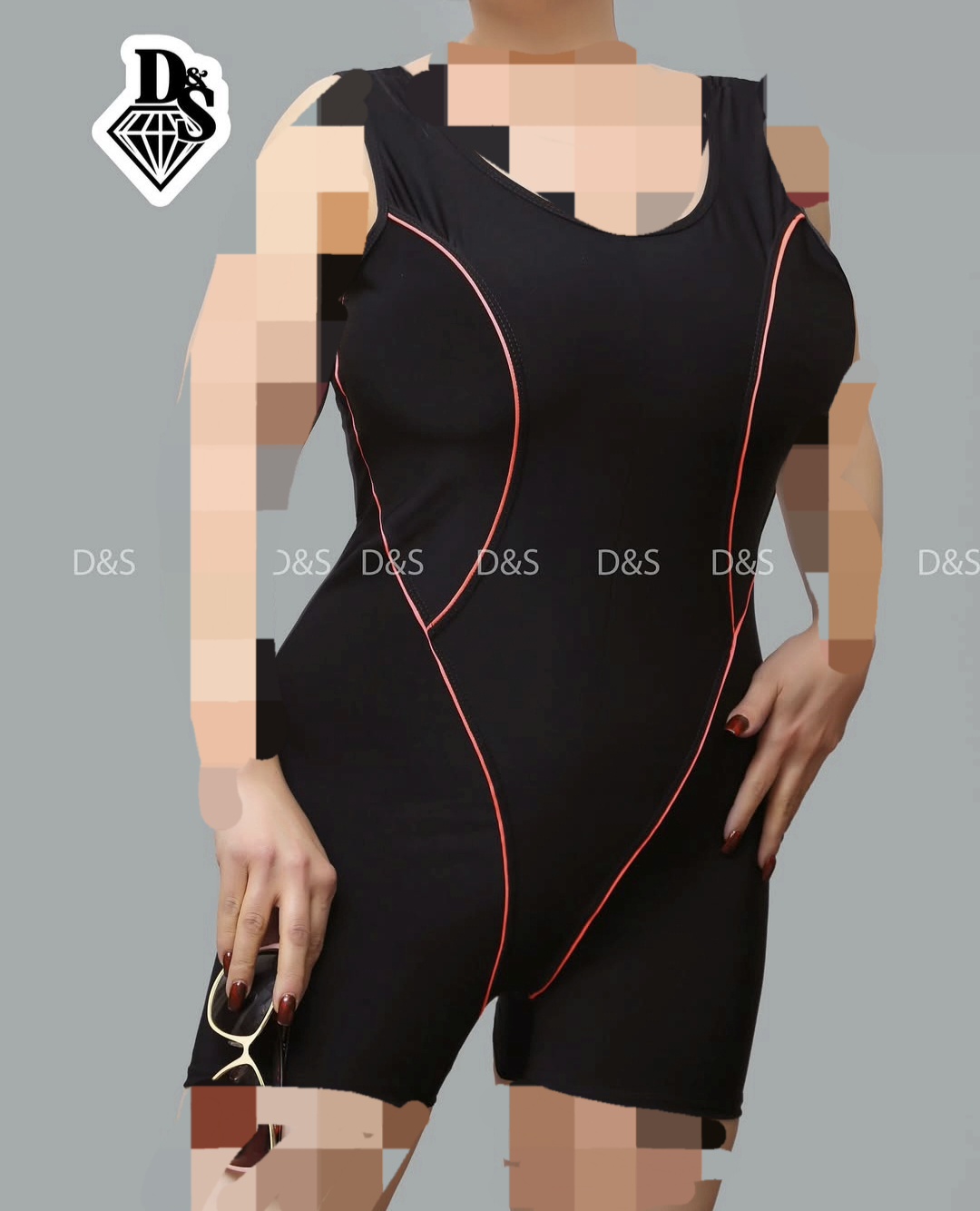 مایو زنانه اسپورت پادار مغزی دوزی کد  ۱۶۹