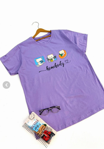 تیشرت زنانه دخترانه طرحدار فریسایز کد۲۰۷