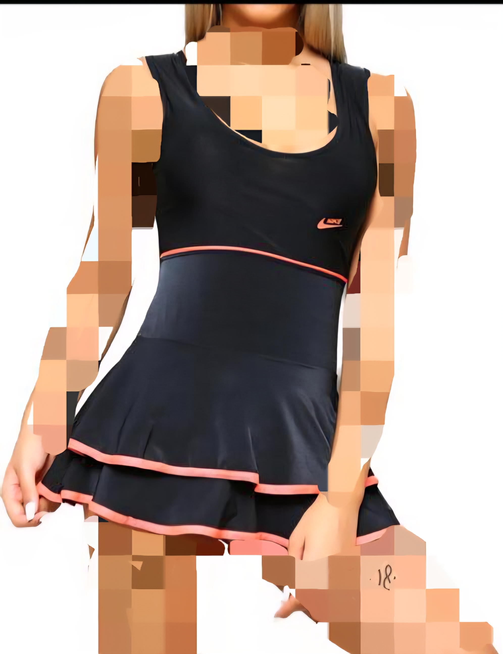 مایو زنانه  نایک مدل دودامنه  کاپدار  کد.  ۱۸۰