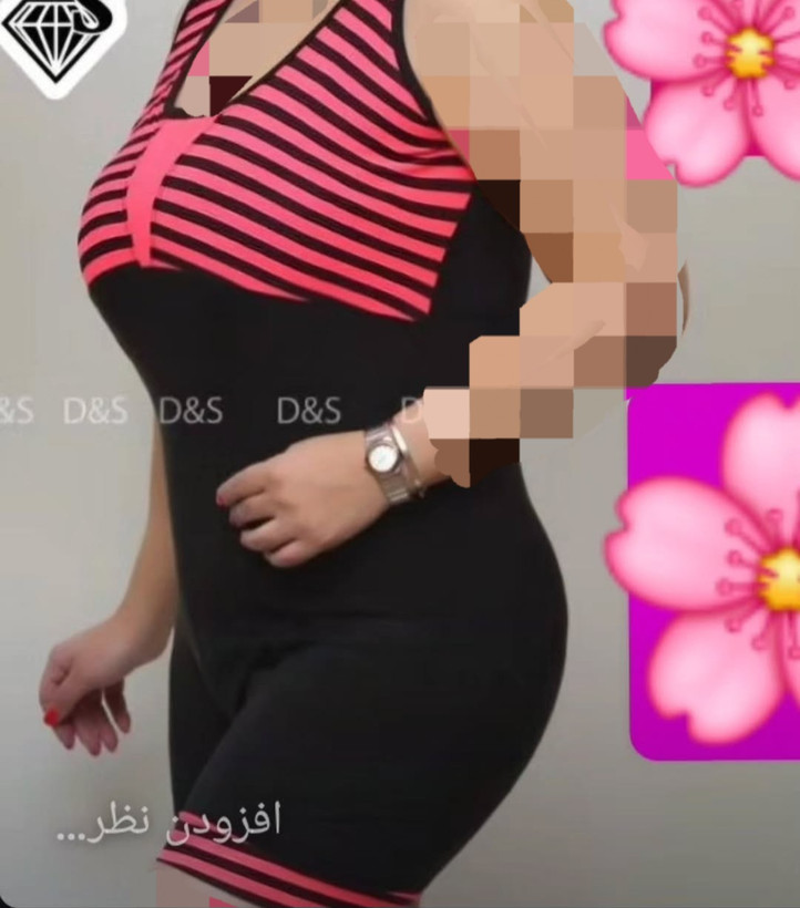 مایو زنانه پادار اسپورت ترکیبی ساده و راه راه کد۱۷۴