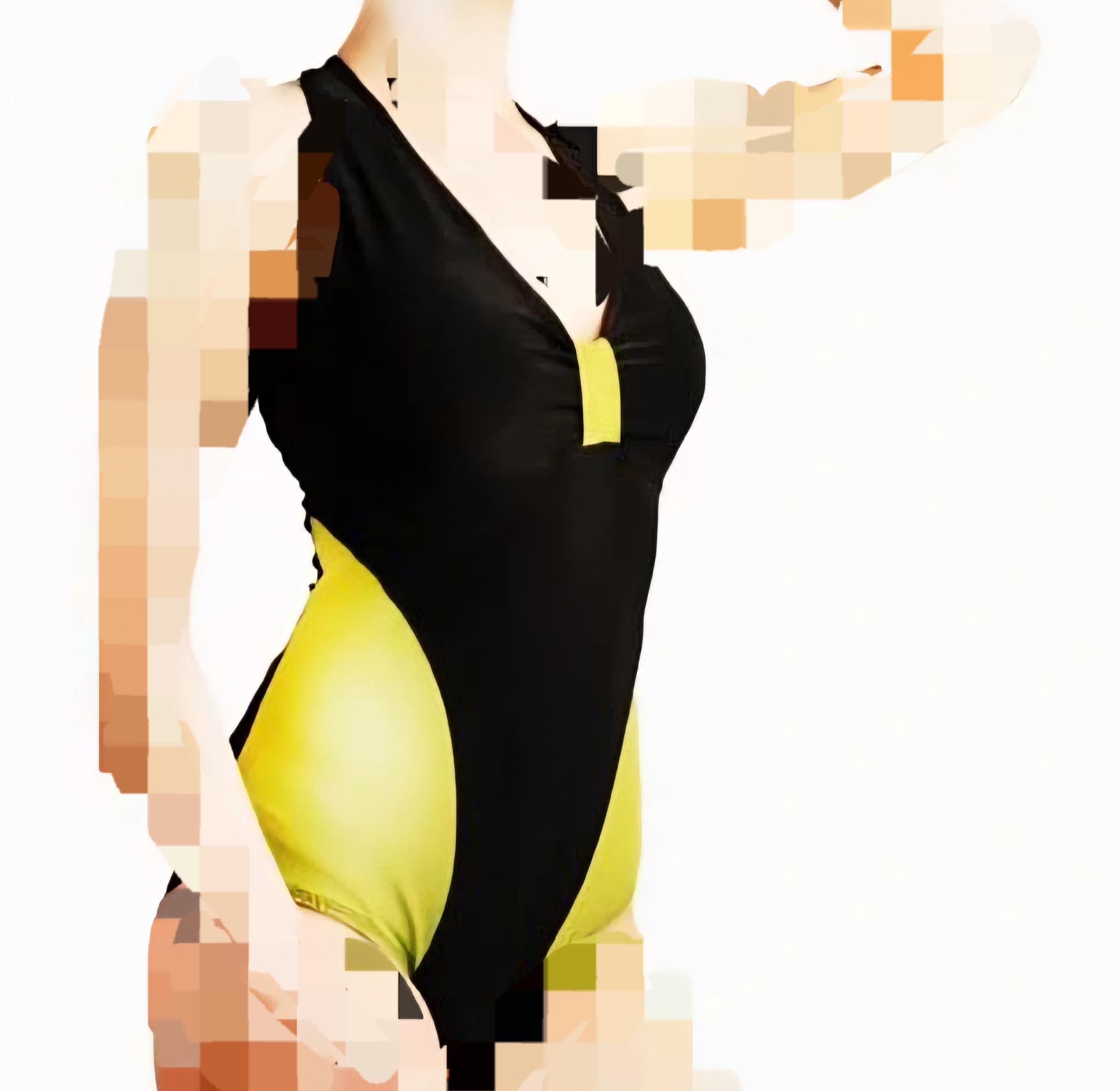 مایو زنانه  قهرمانی کاپدار اسلیپ مدل یقه پاپیونی  کد. ۱۷۰