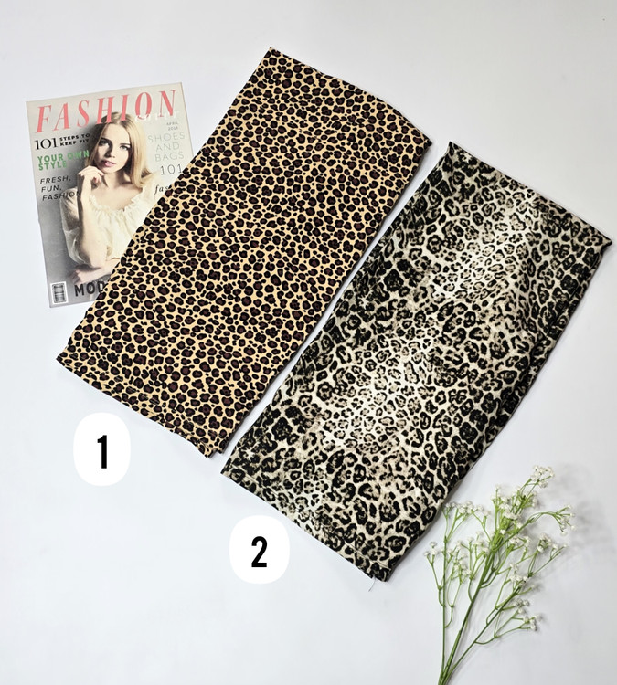 شلوار راحتی زنانه نخی ساحلی طرح پلنگی ریز کد ۲۳۸ - طرح ۴