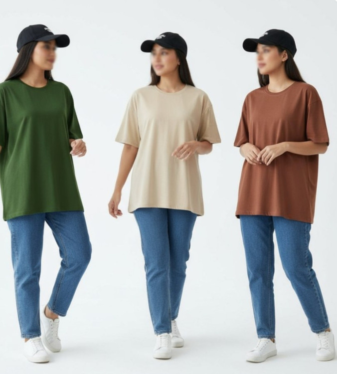 تیشرت بیسیک لانگ طرح ساده کد ۲۴۰ - رنگ شماره ۷