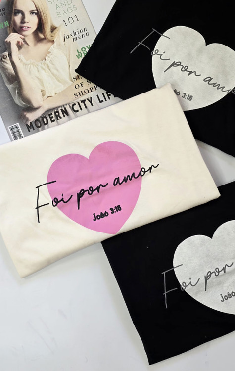 تیشرت لانگ زنانه طرح قلب نخ پنبه کد ۲۴۲ - رنگ مشکی