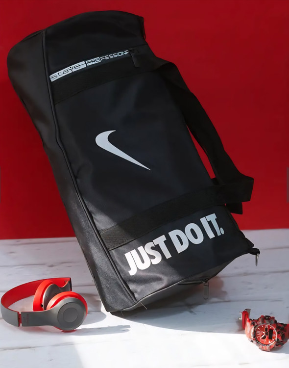 ساک ورزشی نایکی کد ۲۴۵ نمای جانبی و طراحی | فروشگاه ارمغان