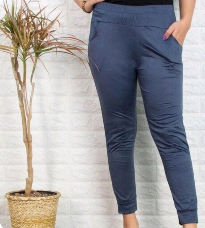 شلوار زنانه وارداتی برند لیدی قواره دار جیب دار کد ۲۴۸ - طرح شماره ۱