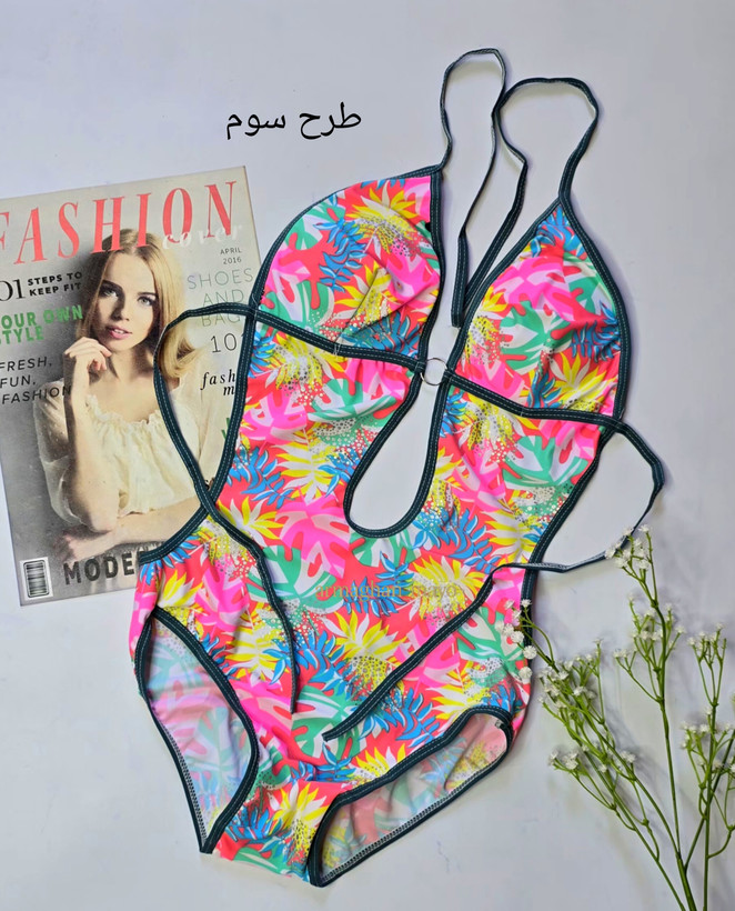 مایو فانتزی کاپدار پشتباز گرهای کد ۲۹۲ - طرحبندی متنوع