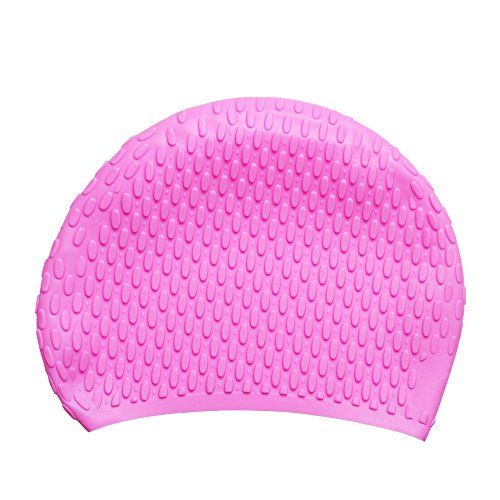 کلاه شنا وارداتی پفکی سیلیکونی ضدآب مناسب برای خانم ها و آقایان کد۱۴۰