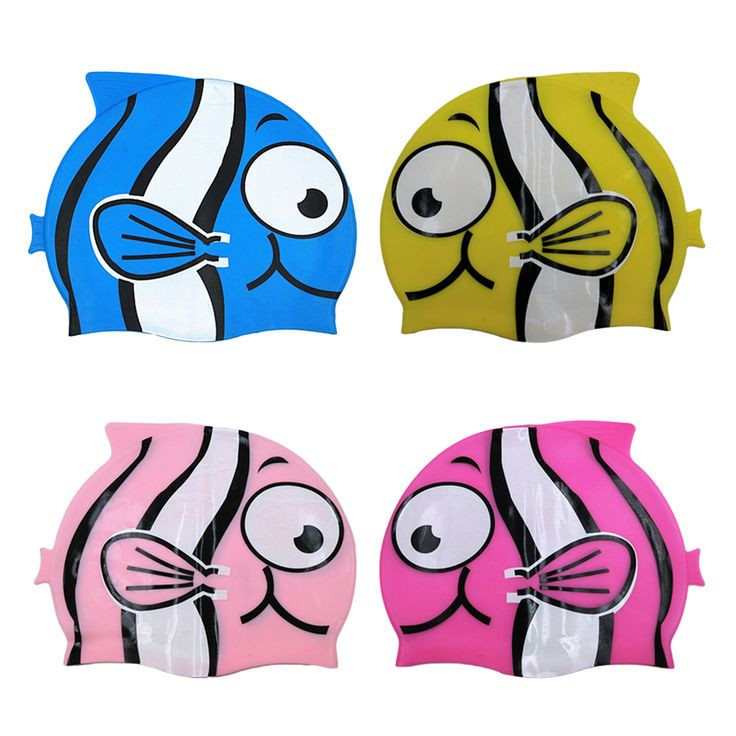 کلاه شنای سیلیکونی بچگانه Speedo طرح ماهی | رنگبندی متنوع کد ۴۲۵